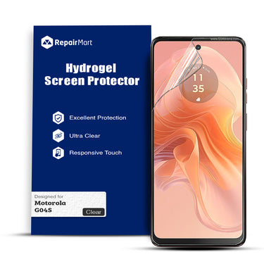 Motorola G04S Compatible Premium Hydrogel Screen Protector With Full Coverage Ultra HD